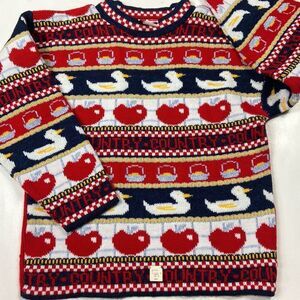 VINTAGE KNIT GRAND MADE IN USA SIZE L  (14) SWEATER UNISEX JUNIOR